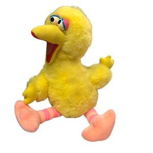 Vintage 1986 Muppets Playskool Sesame Street Big Bird Plush 24”